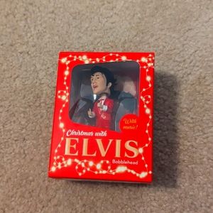 Christmas with Elvis mini bobblehead, new in box